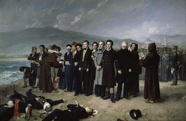 Antonio Gisbert Pérez, L'exécution de Torrijos